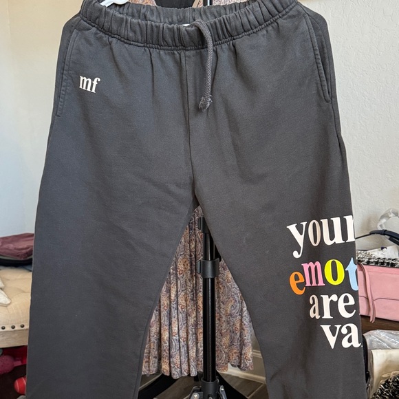 Mayfair group Gray Sweatpants with Colorful Lettering - Picture 5 of 5